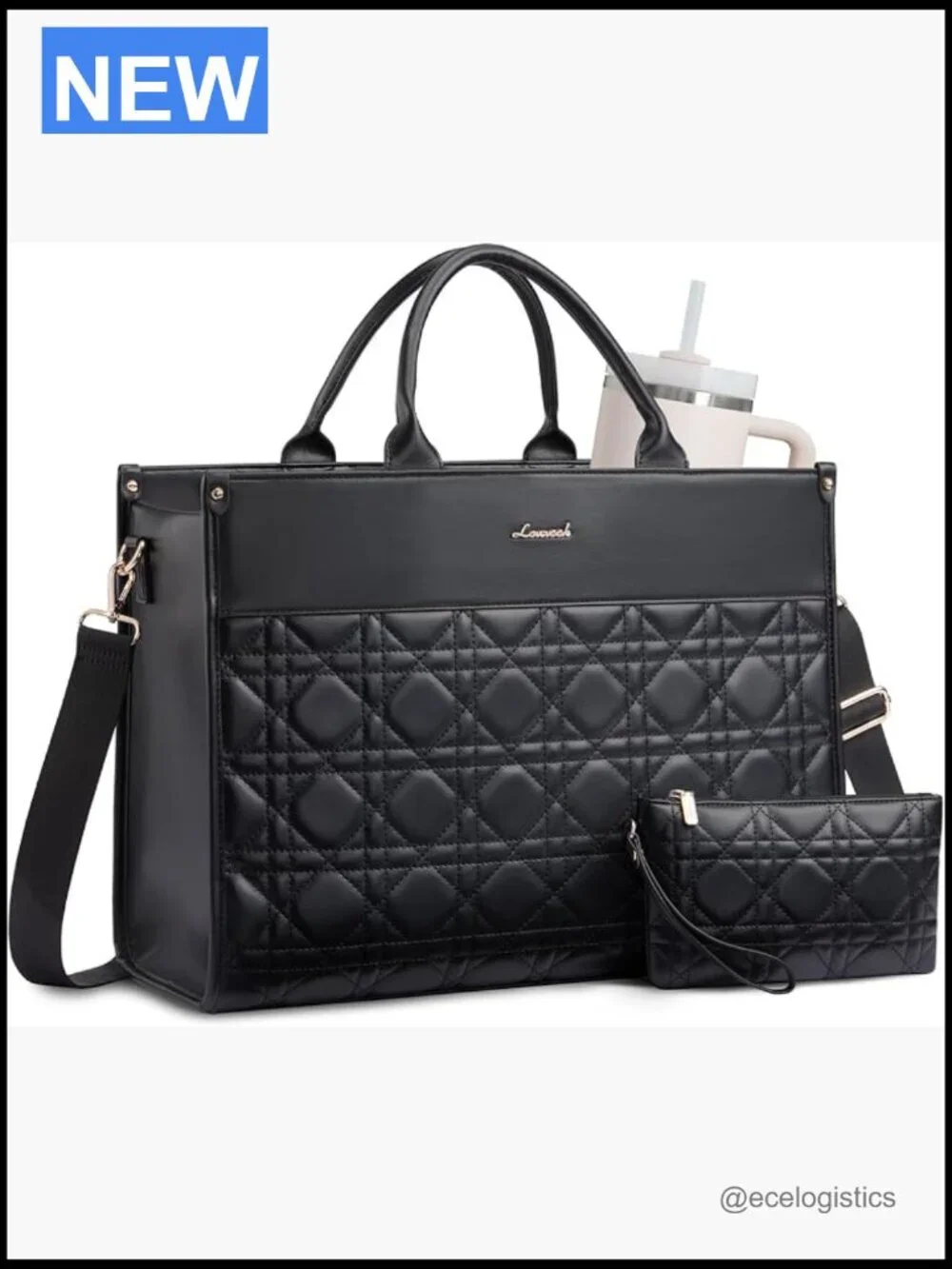 Laptop Tote Bag, Waterproof Work Bag for Teacher, Business Office Briefcase